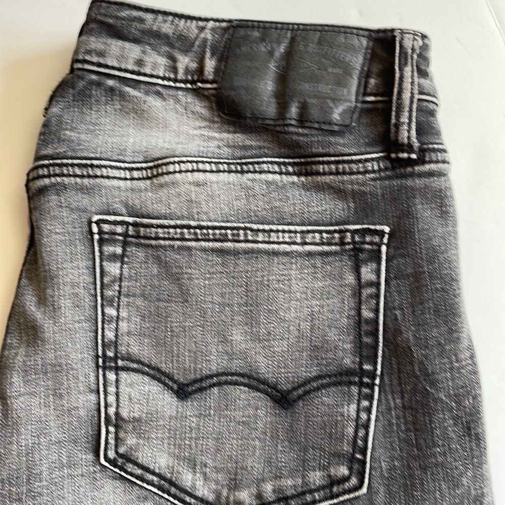 American Eagle Tall Active Flex high waist skinny jeans size 32 x 34 - Picture 2 of 8